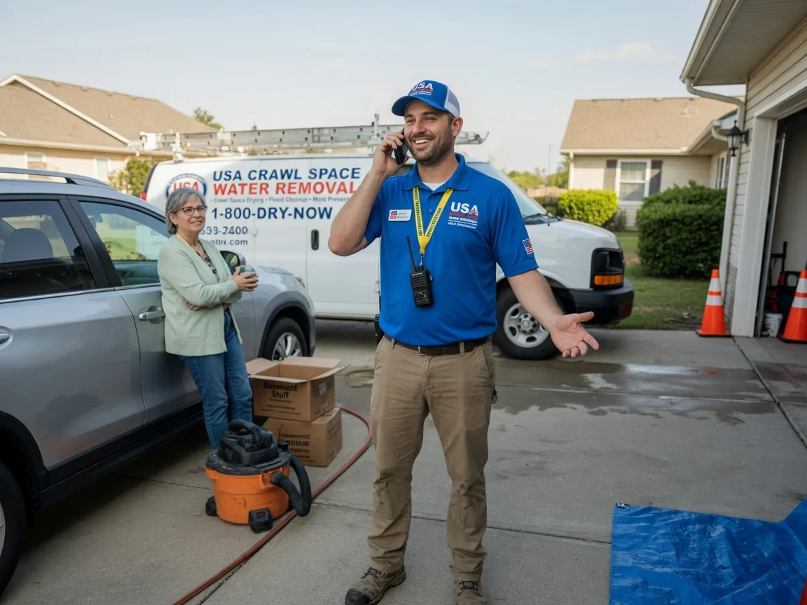 Crawl Space Water Removal Hawk Point, MO FAQs